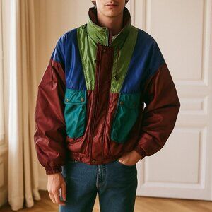 Boulder Gear Multi Color Color Block Men's Jacket Medium